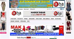 Desktop Screenshot of akbabahaber.com