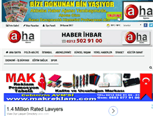 Tablet Screenshot of akbabahaber.com